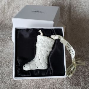 Pandora Christmas Boot Ornament